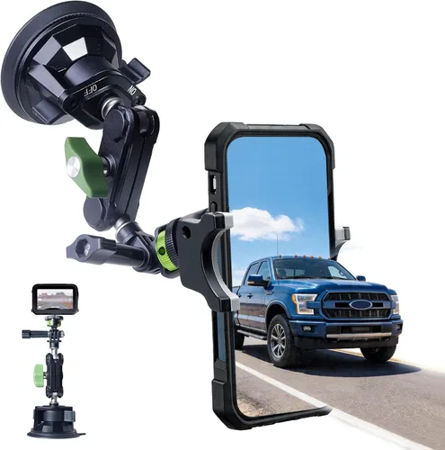 Soporte de teléfono resistente para camión, soporte de teléfono para parabrisas de automóvil, soporte de teléfono Mteal ultraduradero para F- 150