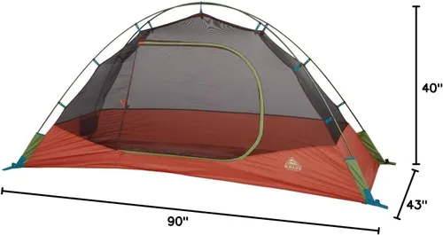 Miniatura 7 de Tiendas Kelty Kelty Discovery Trail - Tienda de campaña para mochileros, ligera y fácil de montar, refugio para mochileros con 2 postes de aluminio