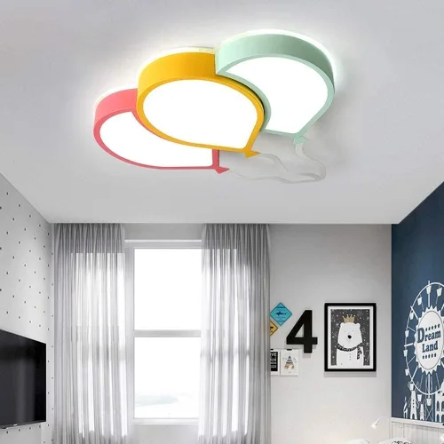 Miniatura 6 de Lámpara de araña LED moderna, lámpara de techo, lámpara de techo LED de globo de color creativo y moderno, lámpara de decoración de hotel, moderna