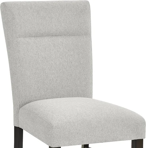 Miniatura 5 de Roundhill Furniture Madison - Juego de 2 sillas de comedor tapizadas contemporáneas, color gris