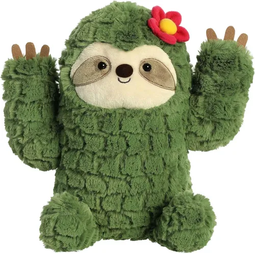 Miniatura 7 de Aurora® Whimsical Cactus Kingdom™ Cactus Bear™ - Animal de peluche, atractivo estético, abrazos reconfortantes, color verde, 8 pulgadas