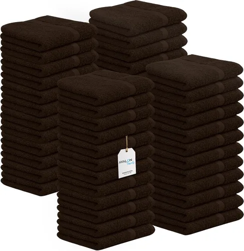 Miniatura 9 de Avalon Towels Toallitas de Algodón – (Paquete de 24) Tamaño 12x12 Pulgadas, 100% Algodón Hilado en Anillo, Toallitas Faciales Suaves y Absorbentes