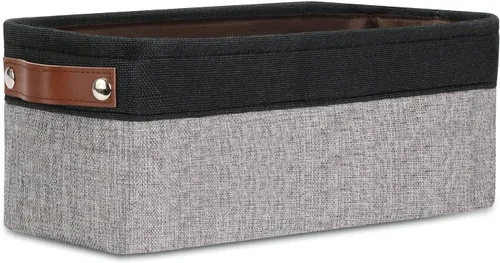 Miniatura 57 de DULLEMELO Cesta de almacenamiento pequeña, cesta de papel higiénico, contenedor de almacenamiento estrecho para baño, cesta de baño para organizar