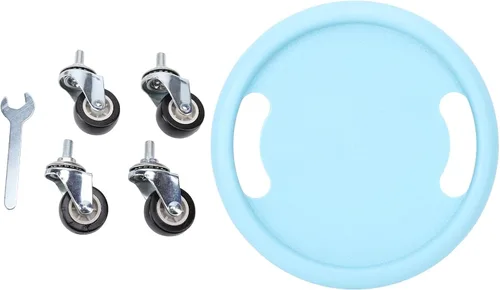Miniatura 5 de Entrenador de 4 ruedas para mayor fuerza del núcleo y disco deslizante de rodillo de fitness, dispositivo de entrenamiento premium inodoro