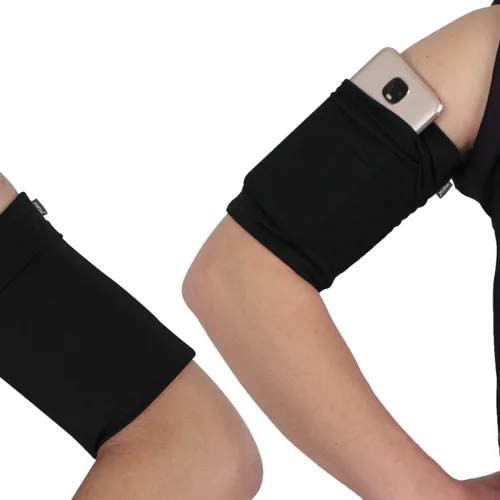Miniatura 9 de Brazalete pequeño para llaves de teléfono celular, auriculares, Airpod con bolsillo oculto, funda protectora para teléfono, bolsillo
