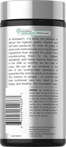 Miniatura 3 de Horbäach Cápsulas de polvo de raíz de remolacha 220 píldoras Extracto de hierbas Suplemento sin OMG, sin gluten