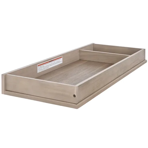 Miniatura 10 de Evolur Mini cambiador en madera de granero – Cambiador de tocador de madera maciza con soportes de seguridad y compartimentos de almacenamiento