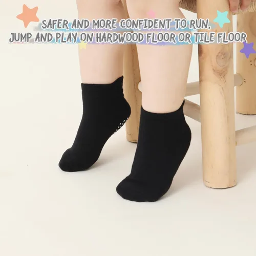 Miniatura 6 de Calcetines antideslizantes para bebés y niños pequeños, de algodón, 12 unidades, calcetines de tobillo lindos para recién nacidos, niños y niñas