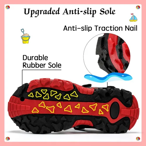 Miniatura 5 de VITUOFLY Sandalias para niños al aire libre senderismo deportes sandalias niñas piscina playa zapatos de verano zapatos de agua zapatillas