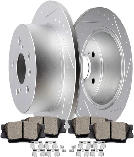 Miniatura 36 de Kit de Frenos SCITOO para Delantero Rotores de Freno y Pastillas de Freno Cerámicas para 2006-2008 para Dodge para Ram 1500, 2003-2008 para Dodge