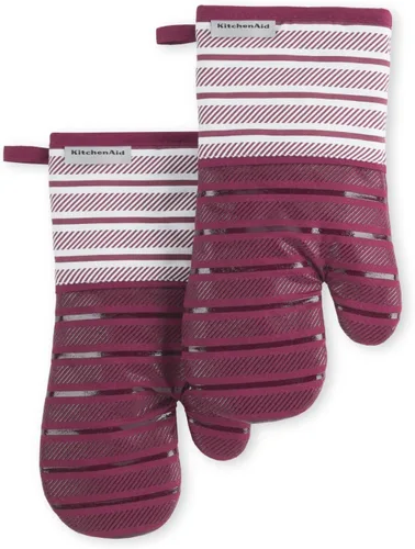 Miniatura 9 de KitchenAid Albany - Juego de 2 guantes para horno, batido, 7 x 13 pulgadas Milkshake