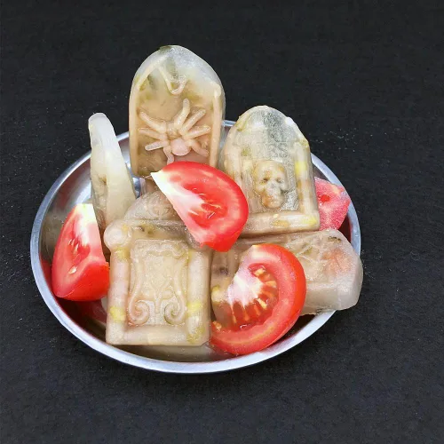 Miniatura 6 de MoldFun Molde de silicona 3D para Halloween, ataúd con calaveras, araña, RIP, molde de silicona para chocolate, caramelos, cubitos de hielo