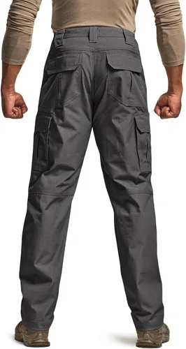 Miniatura 2 de CQR Pantalones tácticos tipo cargo, para hombre, tejido Ripstop, resistentes al agua, ligeros, para llevar todas tus cosas de uso diario