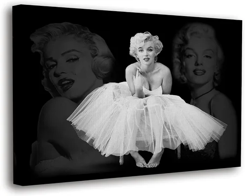 Miniatura 20 de SpiritualHands Marilyn Monroe - Lienzo decorativo para pared y póster – Decoración femenina moderna de maquillaje femenino, impresión de moda