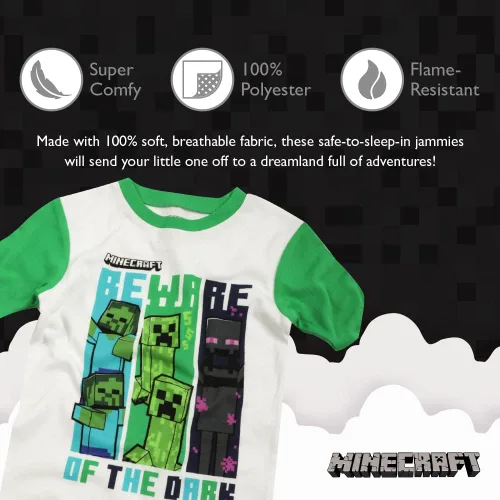 Miniatura 3 de Minecraft Pijama de algodón de ajuste cómodo para niños