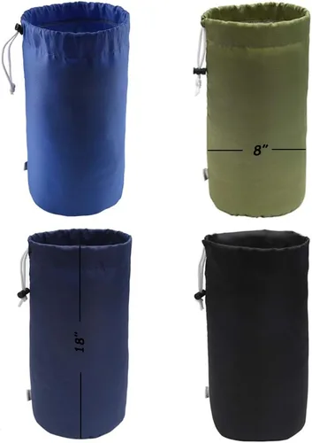 Miniatura 12 de Bolsa de saco, resistente al agua, con cordón duradero, paquete de 4