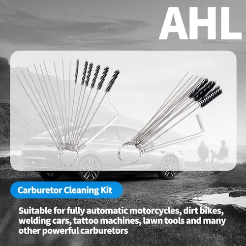 Miniatura 4 de AHL Kit de herramientas de limpieza de carburador, limpiador de eliminación de chorro de suciedad de carburador para ATV, UTV, motocicleta