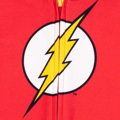 Miniatura 4 de DC Comics Justice League Superman Batman Flash Zip Up Pijama Cosplay Enterizo Niño a Niño Grande