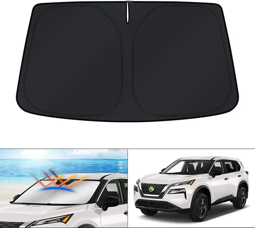 Miniatura 146 de KUST - Parasol plegable para parabrisas para Ford Ranger, accesorios 2019-2025 2026, parasol personalizado para ventana, protector solar plegable