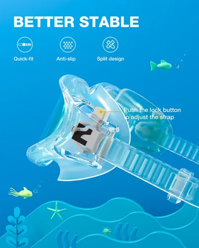 Miniatura 6 de ZIONOR Gafas de Natación para Niños, G1MINI SE Gafas de Natación Antivaho para Niño Niña 6-14 A3 (Lente azul transparente - Allclear)