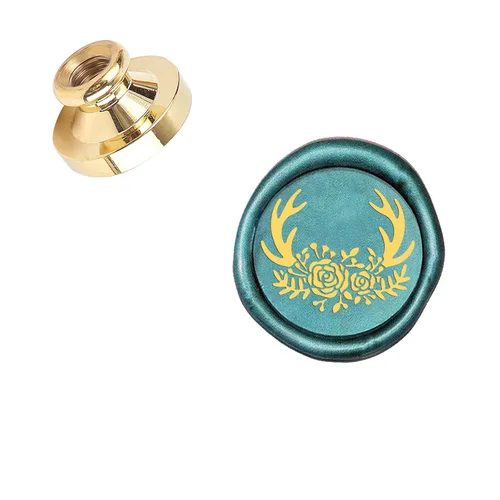 Miniatura 11 de CRASPIRE Sello de cera de luna, cabeza de sello de estrellas, cabeza de sello de cera de sellado de estrellas, cabeza de sello de cera Olny sin