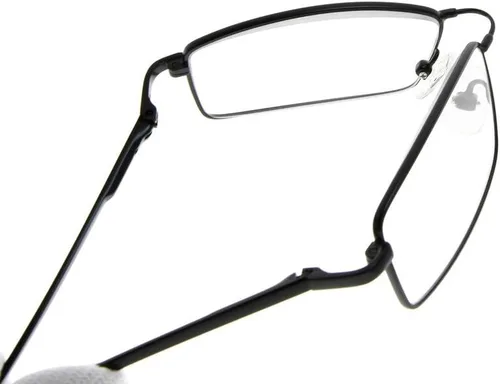 Miniatura 3 de Eyekepper Anteojos de lectura con bisagras de resorte con puente de titanio de memoria flexible para hombres y mujeres (negro, +0.50)