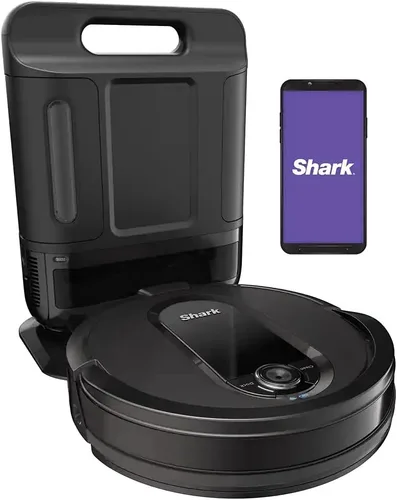 Miniatura 3 de Shark AV1010AE IQ Robot Aspiradora con Base de Autovaciado XL, Sin Bolsa, Capacidad de 45 Días, Navegación Avanzada, Alexa y Wi-Fi, Cepillo