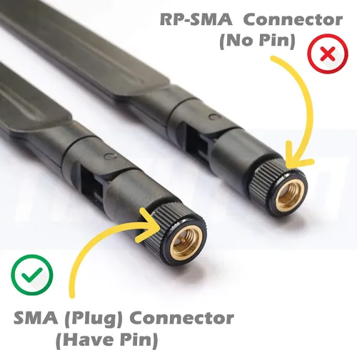 Miniatura 4 de TECHTOO Antena LTE 3G 4G Banda ancha 700-2600Mhz GSM Antena WiFi con conector macho SMA para CEP Router Hotspot Celular Gateway Industrial IoT