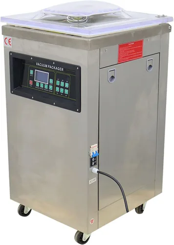Máquina de envasado al vacío de una sola cámara Sellador al vacío de acero inoxidable para sellar con calor todo tipo de pasta de polvo sólido y