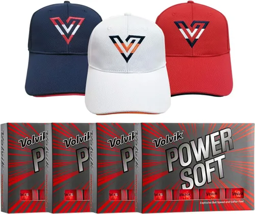 Miniatura 11 de Volvik Power Soft Explosive Ball Speed Golf Balls Set de regalo de 4 docenas