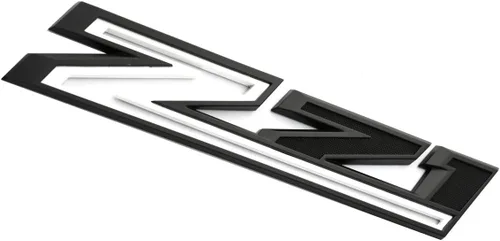 Miniatura 5 de 2 piezas de repuesto de emblemas Z71 para Silverado 1500 2500 3500 2019-2021 84632695 Placa de identificación OEM (blanco)