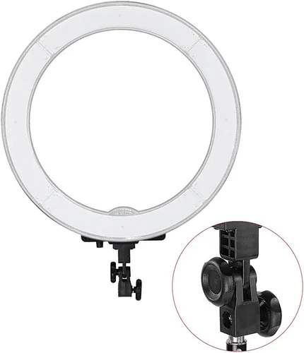 Miniatura 3 de Neewer Adaptador de convertidor de luz de anillo ajustable para soporte de luz de lámpara de anillo, adaptador anular estándar hecho de plástico
