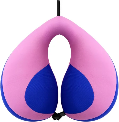 Miniatura 6 de MOOB Almohada de viaje para niños, almohada de apoyo para la cabeza, el cuello y la barbilla en forma de U, artículos esenciales para dormir