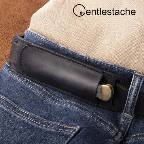 Miniatura 2 de Gentlestache Fundas de Cuero para Cuchillos para Cinturón, Funda para Cuchillo, Funda para Cuchillo de Bolsillo, Funda de Cuero EDC para Portador