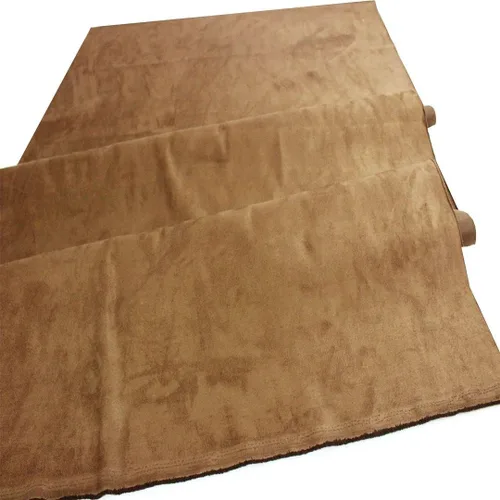Mybecca Tela de Microgamuza de 58/60" de Ancho, Tela por Yarda, Color: Moca (1 Yarda, 36"x58") (Precortada en Piezas de 1 Yarda por Prime)