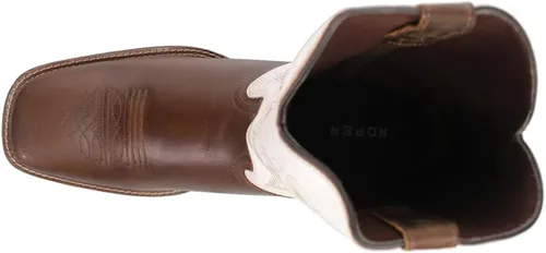 Miniatura 4 de ROPER Hombres Monterey Square Toe Casual Botas Mid Calf - Azul, Marrón