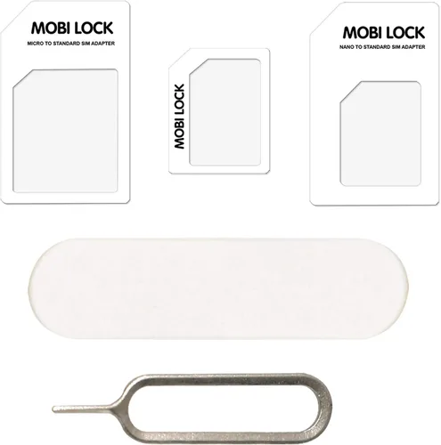 Kit adaptador de tarjeta SIM 6 en 1 (Micro, Nano y Standard Sim) Compatible con todos los iPhones (15, 14, 13, X, Pro y todas las series de iPhone),