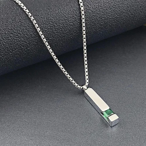 Miniatura 51 de YOUFENG collar con urna para cenizas, cubos de piedras natales, urna para cenizas humanas, collar de urna de cremación, relicario, recuerdo