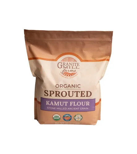 Miniatura 9 de Granite Mill Farms Harina de Kamut Orgánica Germinada, 30 oz