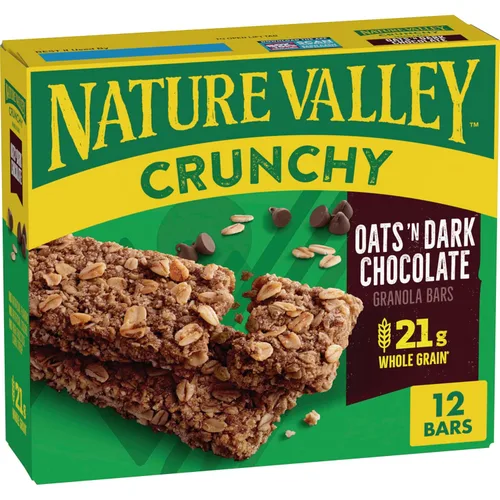 Miniatura 11 de Nature Valley Barras de granola crujientes, Apple Crisp, caja de edición limitada, 12 barras, 8.94 oz (6 bolsas)