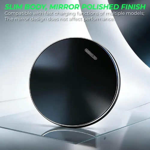 Miniatura 5 de Cargador inalámbrico rápido de 15 W, compatible con teléfonos Samsung S25/iPhone 17/Android y AirPods/Galaxy Buds, almohadilla de carga