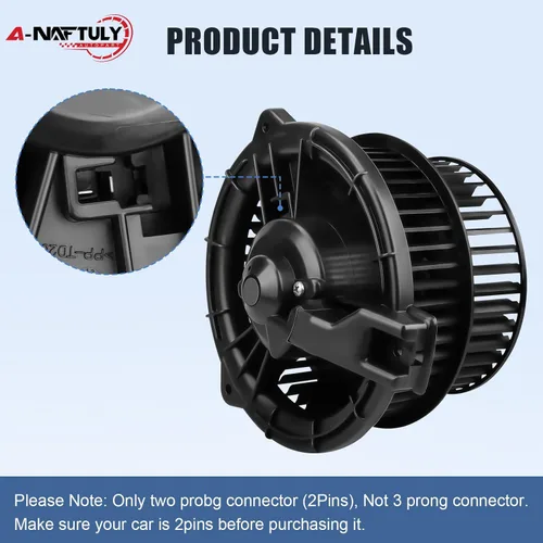 Miniatura 5 de Ventilador del motor del aire acondicionado para Toyota Prius 2001 2002 2003 2004 2005 2006 2007 2008 2009 - Reemplazo del conjunto del ventilador