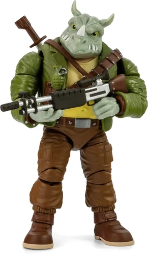 Miniatura 8 de The Loyal Subjects BST AXN Teenage Mutant Ninja Turtles Bebop 80's - Figura de acción de 5 pulgadas con accesorios