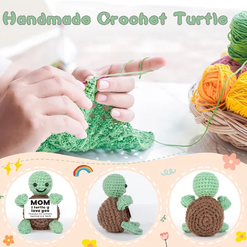 Miniatura 4 de Mini divertida tortuga para el día de la madre, regalos de hija e hijo, regalos de cumpleaños para nueva madrastra mamá mamá suegra, pequeñas cosas