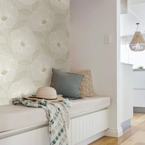 Miniatura 5 de NuWallpaper NUS3579 Dove Floweret - Papel pintado para despegar y pegar, metálico