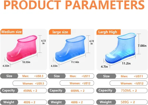 Miniatura 4 de WMHYLYH Remojador de pies móvil, bañera portátil para remojar pies, masaje, zapatos de baño de pies, masajeador de baño, lavabo, pedicura, pies