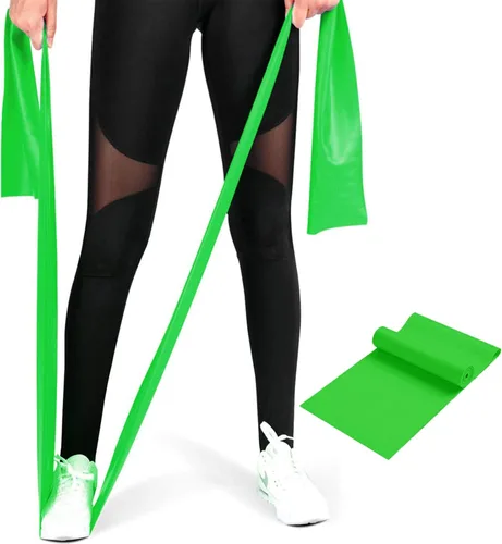 Miniatura 13 de Resistance Bands, Elastic Exercise Bands, Home Physical Therapy Bands Natural Latex, 59inch Long Workout Bands for Yoga Pilates Gym Travel
