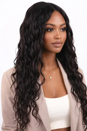 Miniatura 47 de Peluca de cabello humano con encaje frontal en T de 13 x 4 pulgadas, peluca de encaje HD rizado profundo sin pegamento, línea de cabello