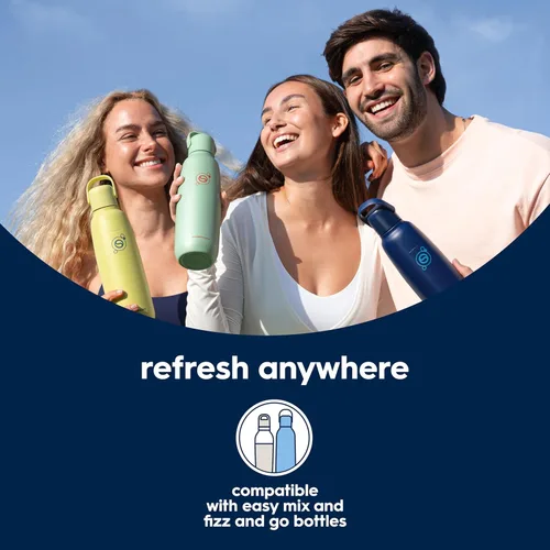 Miniatura 11 de SodaStream E-TERRA - Paquete para hacer agua con gas (blanco), con CO2, botellas de carbonatación y sabores bubly Drops