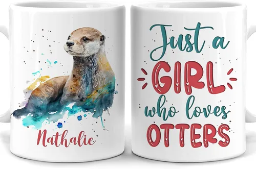 Miniatura 34 de Hyturtle Regalos Personalizados Amante de Ranas - Solo Una Chica Que Ama Las Ranas Taza de Café Personalizada con Nombre en Cerámica de 11oz - Idea